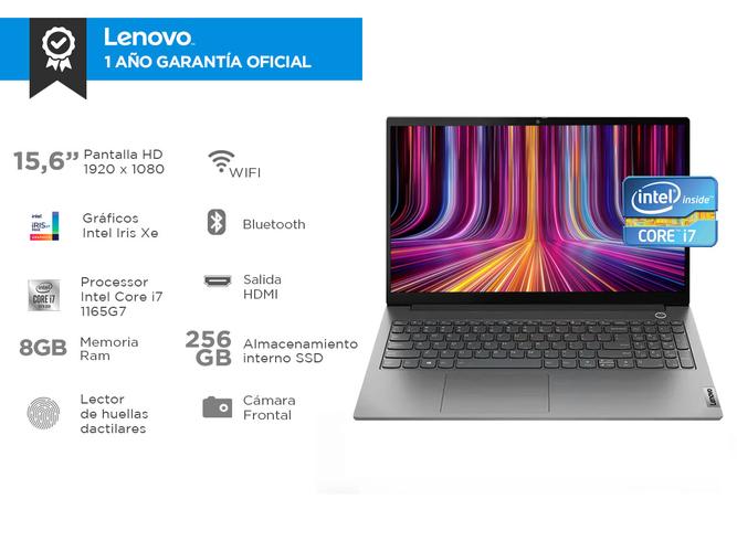 Notebook Lenovo Thinkbook 15 Intel Core I7 Ram 8GB SSD 256GB 15