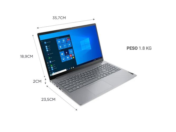 Notebook Lenovo Thinkbook 15 Intel Core I7 Ram 8GB SSD 256GB 15