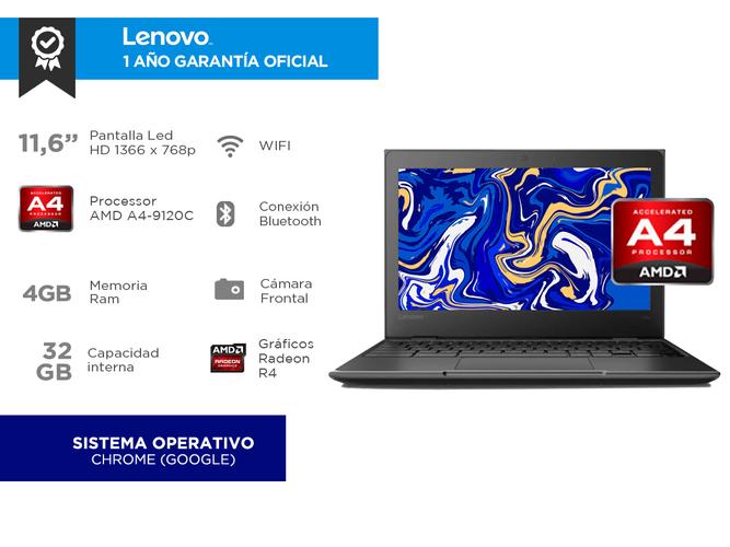 Notebook Lenovo 100E Chromebook AMD A4 Ram 4GB - 1