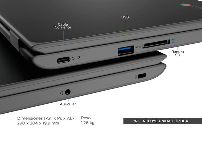 Notebook Lenovo 100E Chromebook AMD A4 Ram 4GB - 4