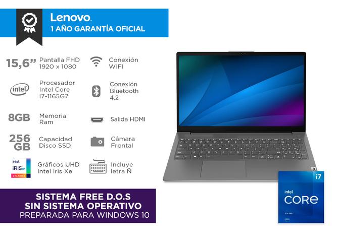 Notebook Lenovo V15 G2 intel core I7 Ram 8Gb SSD 256GB FreeDOS 156 - 1