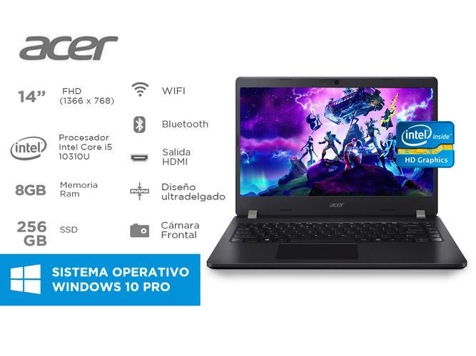 Notebook Acer Travelmate P2 I5 10310u Ram 8gb Ssd 256gb Windows 10 PRO - 1