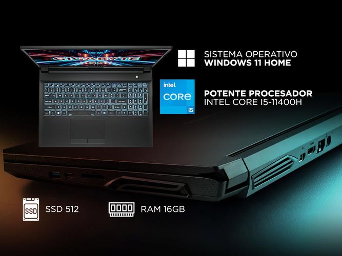 Notebook Gigabyte G5 GD Intel Core I5 Ram 16GB SSD 512GB RTX 3050 Windows - 2