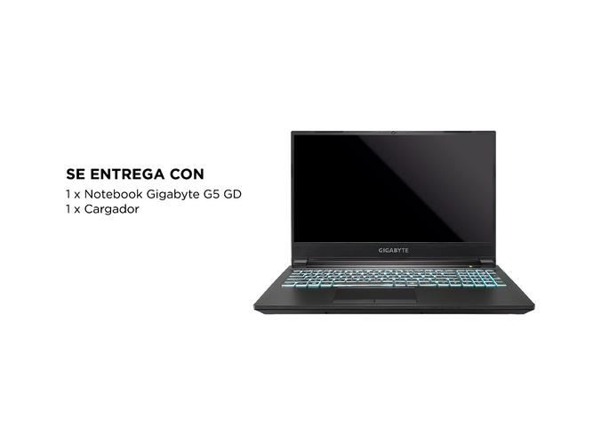 Notebook Gigabyte G5 GD Intel Core I5 Ram 16GB SSD 512GB RTX 3050 Windows - 5