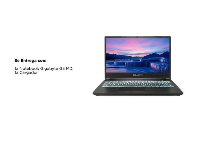 Notebook Gigabyte G5 MD Intel Core I5 Ram 16GB SSD 512GB RTX 3050Ti Windows - 6