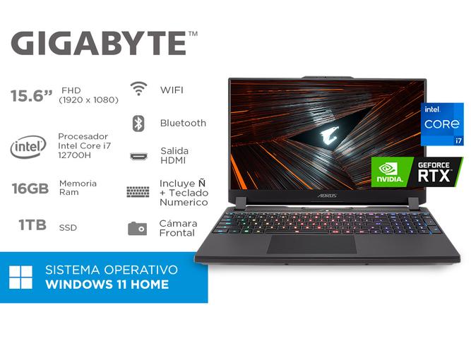 Notebook Gigabyte AORUS 15 XE4 Intel Core I7 Ram 16GB SSD 1TB RTX 3070Ti P QHD - 1