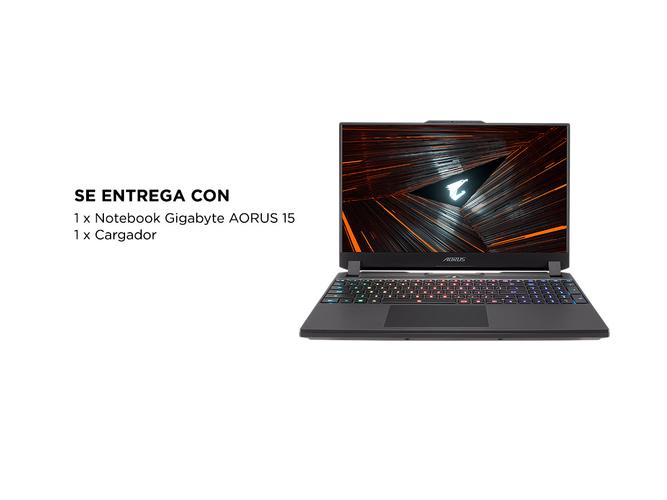 Notebook Gigabyte AORUS 15 XE4 Intel Core I7 Ram 16GB SSD 1TB RTX 3070Ti P QHD - 6