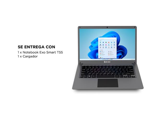 Notebook Exo Smart T55 Celeron Ram 4 GB SSD 64GB Windows 11 - 5