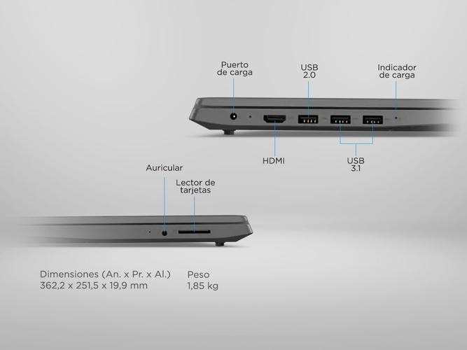 Notebook Lenovo V15 IML Intel Core I3 Ram 8GB 1TB - 4