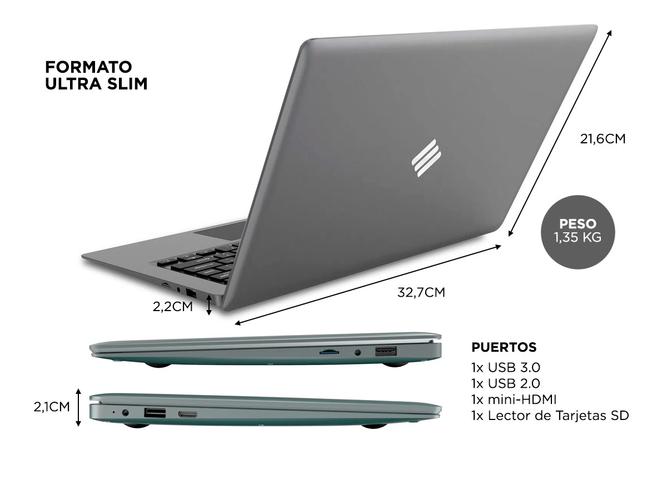 Notebook Exo Smart L66 Dual Core 128GB SSD 4 GB RAM Windows 11 - 4