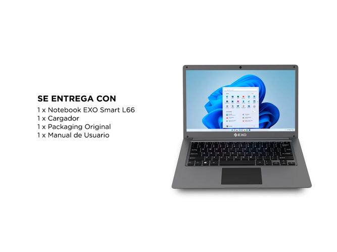 Notebook Exo Smart L66 Dual Core 128GB SSD 4 GB RAM Windows 11 - 5