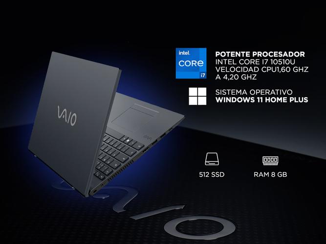 Notebook Vaio Intel core I7 Ram 8GB SSD 512GB Windows - 2
