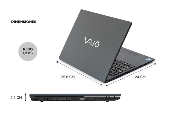 Notebook Vaio Intel core I7 Ram 8GB SSD 512GB Windows - 4