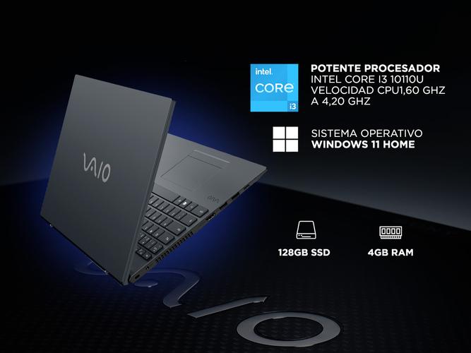 Notebook Vaio Intel core I3 Ram 4GB SSD 128GB Windows - 2