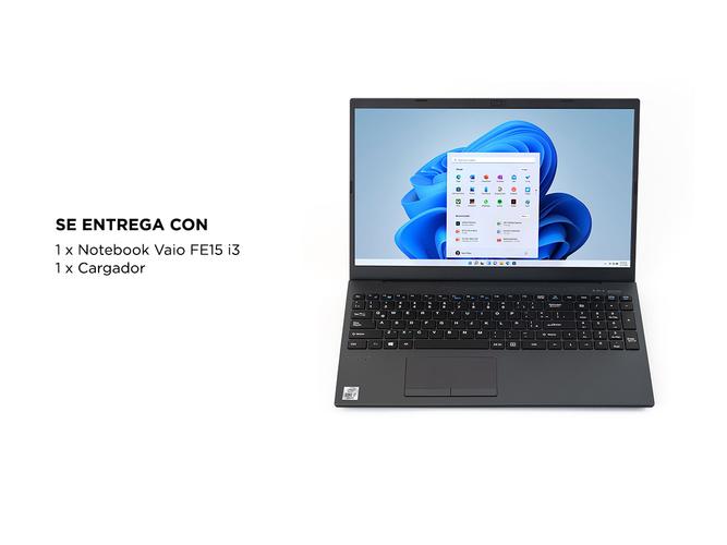Notebook Vaio Intel core I3 Ram 4GB SSD 128GB Windows - 5