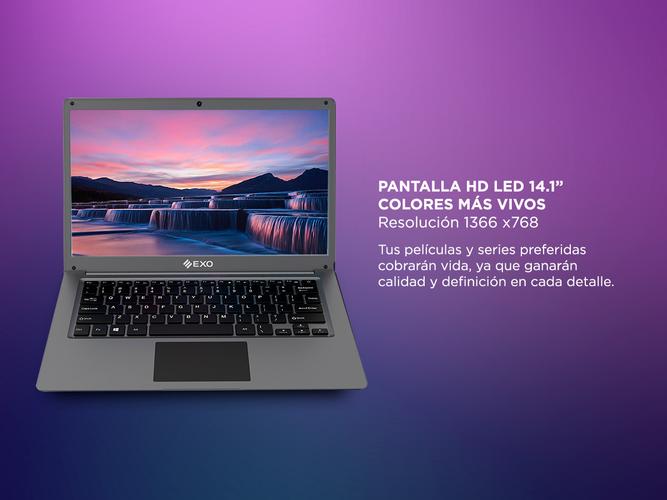 Notebook Exo RA5 Dual Core 4GB RAM 64GB SSD 14.1 - 3