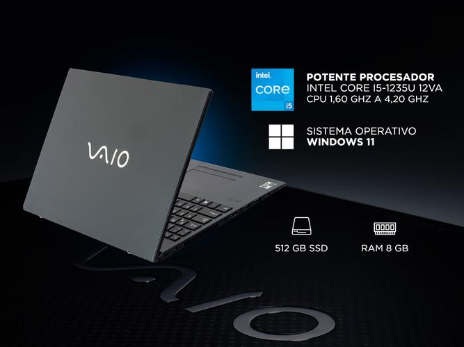 Notebook Vaio Intel Core I5 Ram 8GB SSD 512GB Pantalla 15.6 - 2