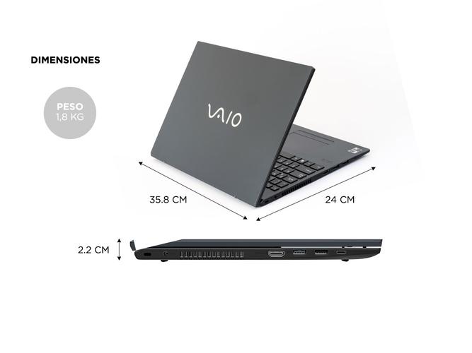 Notebook Vaio Intel Core I5 Ram 8GB SSD 512GB Pantalla 15.6 - 4
