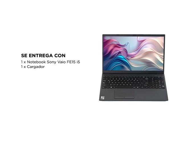 Notebook Vaio Intel Core I5 Ram 8GB SSD 512GB Pantalla 15.6 - 5
