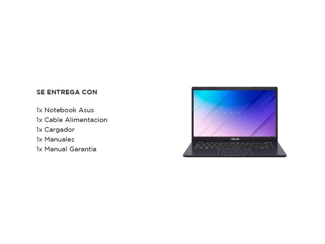 Notebook Asus E410MA Intel Celeron N4020 4gb ram 128gb 14