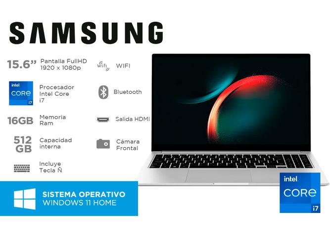 Notebook Samsung Galaxy Book 3 15,6
