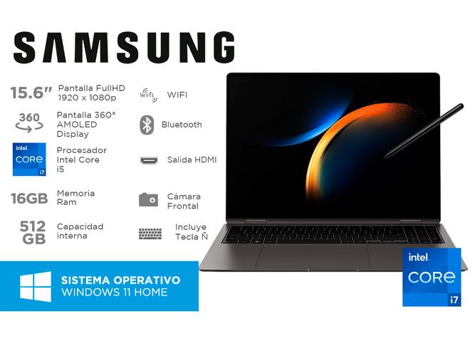 Notebook Samsung Galaxy Book 3 Pro 360 15,6