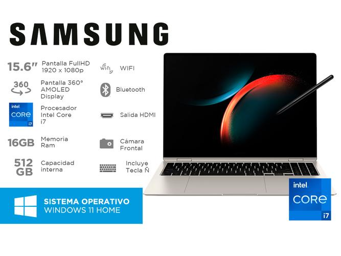 Notebook Samsung Galaxy Book 3 Pro 360 15,6 - 1