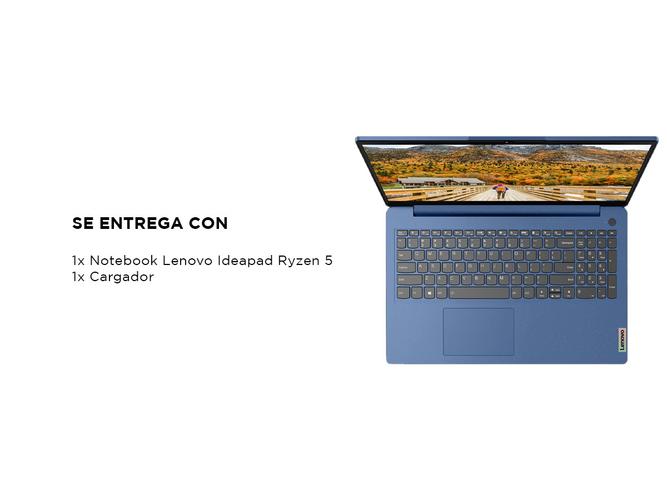 Notebook Lenovo Ideapad AMD Ryzen 5 8GB Ram 256GB SSD  - 6