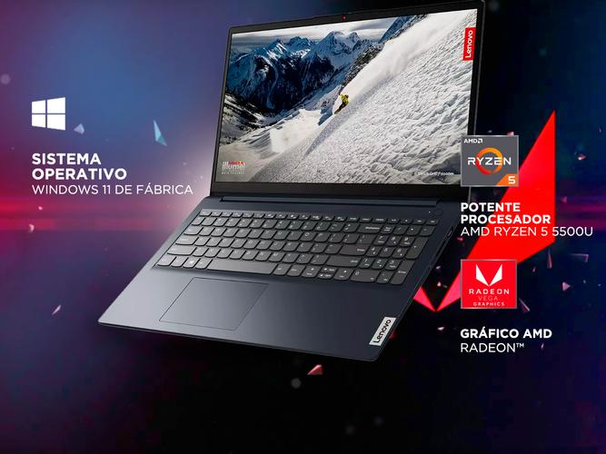 Notebook Lenovo Ideapad AMD Ryzen 5 Ram 8GB  - 2