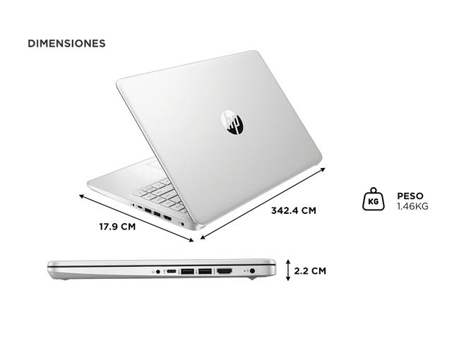 Notebook HP 14 Celeron N4120 4GB RAM 128GB SSD Windows 11 Home - 5