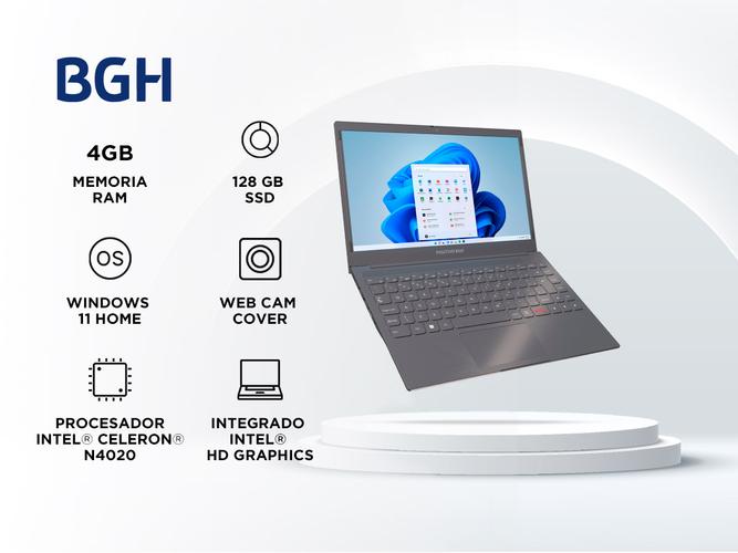 Notebook Positivo BGH Intel Celeron AT520LN 4GB RAM 128GB SSD Windows 11 Home - 1
