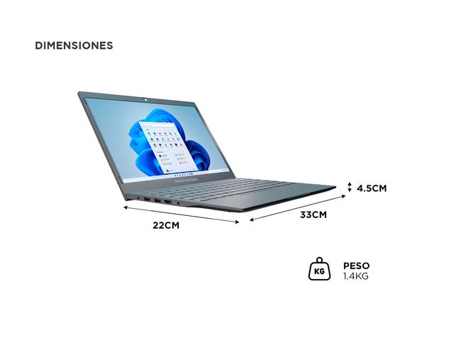 Notebook Positivo BGH Intel Celeron AT520LN 4GB RAM 128GB SSD Windows 11 Home - 4