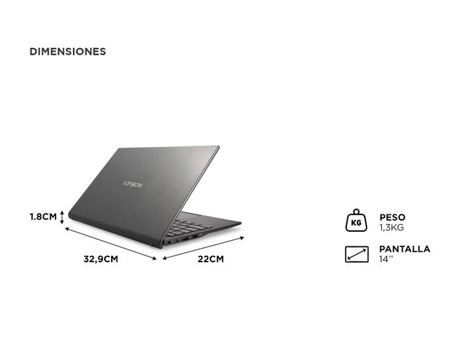Notebook Noblex Intel Celeron N4020C 4GB RAM 128GB SSD N14X1010 - 4