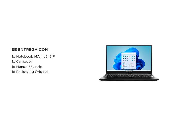 Notebook Bangho MAX L5 Core i5-1235U 480 8GB FHD Free Dos - 6
