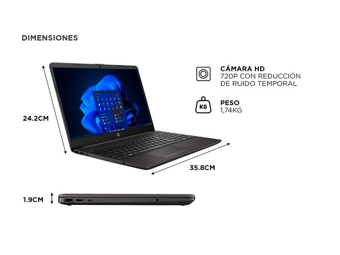 Notebook HP 255 G9 Ryzen 3-3250u 8Gb 256Gb 15 FreeDOS - 5