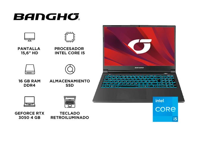 Notebook Bangho GM-15Z13 Core i5-13500H 1Tb SSD M2 16Gb 156 FHD - 144Hz RTX3050 4Gb FREE DOS - 1