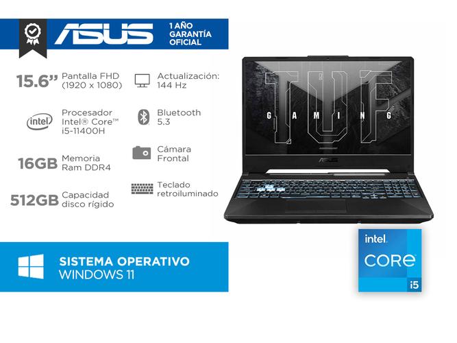 Notebook Gamer ASUS TUF Gaming F15 FX506HF-HN018W  - 1