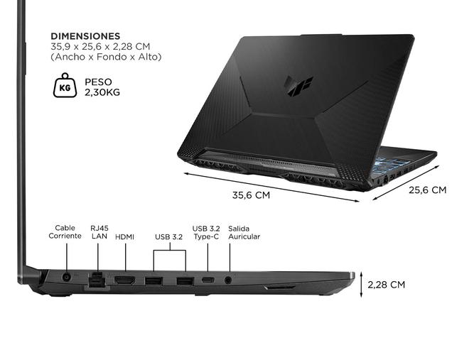 Notebook Gamer ASUS TUF Gaming F15 FX506HF-HN018W  - 5