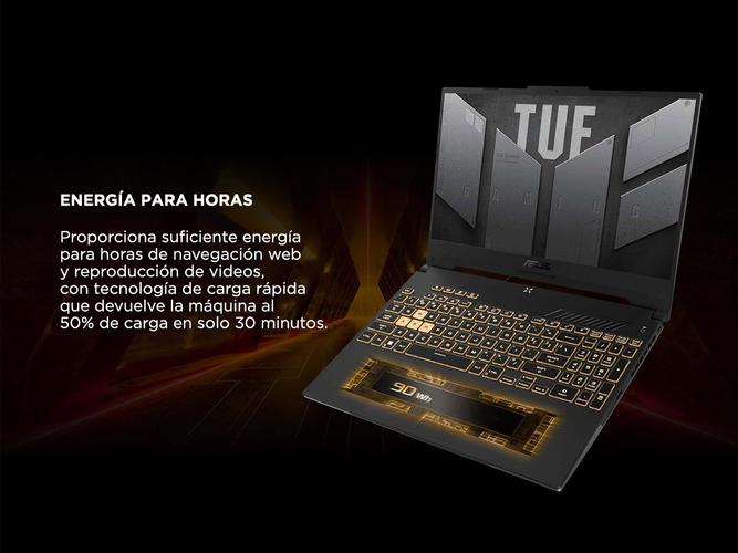 Notebook ASUS TUF Gaming F15 Intel® Core™ i5 12 núcleos NVIDIA® GeForce RTX™ 3050 16 GB 512GB FX507ZC4-HN038W - 5