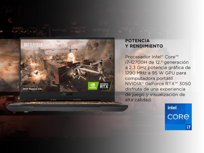 Notebook ASUS TUF Gaming F15 Intel® Core™ i7 14 núcleos NVIDIA® GeForce RTX™ 3050 16GB 1TB FX507ZC4-HN039W - 2