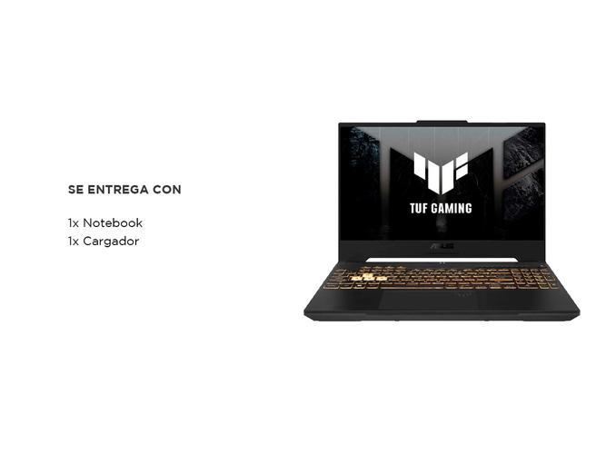 Notebook ASUS TUF Gaming F15 Intel® Core™ i7 14 núcleos NVIDIA® GeForce RTX™ 3050 16GB 1TB FX507ZC4-HN039W - 6