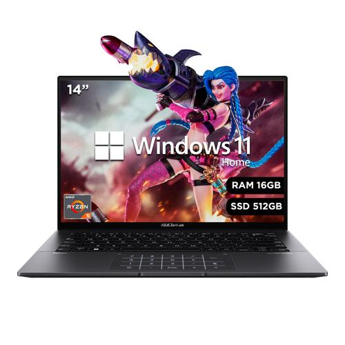 Notebook ASUS Zenbook 14 AMD Ryzen™ 5 16GB 512GB UM3402YA-KP373W - 0