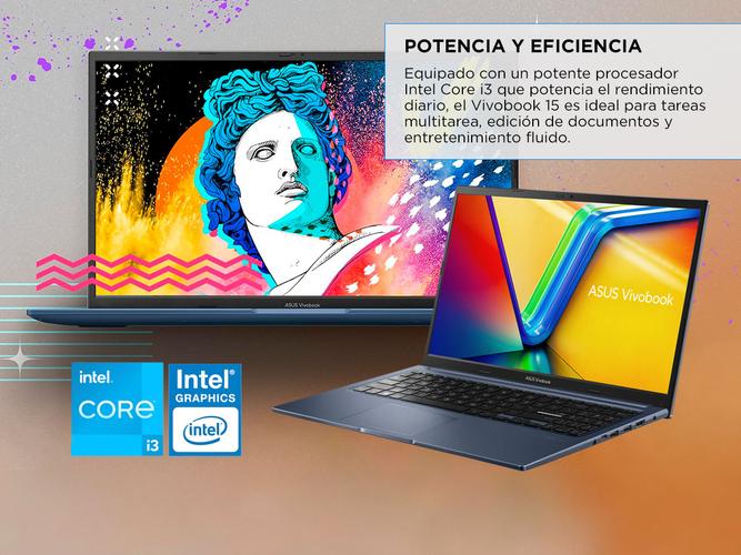 Notebook ASUS Vivobook 15 Intel®Core™ i3 6 núcleos 8GB 256GB X1502ZA-EJ830W - 2