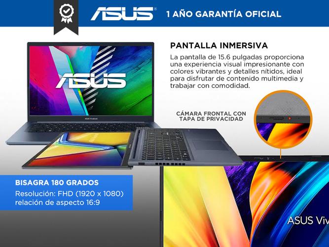 Notebook ASUS Vivobook 15 Intel Core i5 12 Núcleos 8GB 256GB W11 X1502ZA-EJ294W - 2