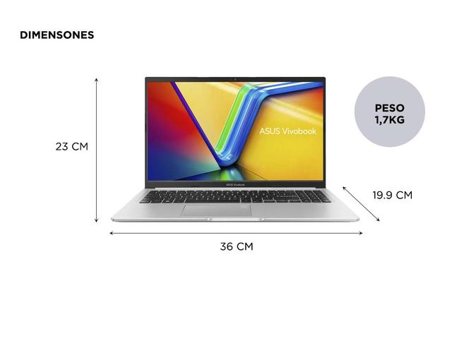 Notebook ASUS Vivobook 15 Intel®Core™ i7 16GB 512GB X1502ZA-EJ194W - 5