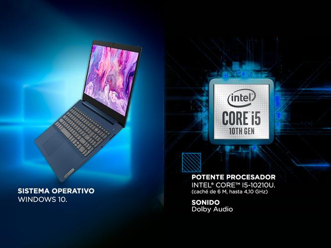 Notebook Lenovo Ideapad 3 Intel Core I5 8Gb SSD 256Gb 15,6