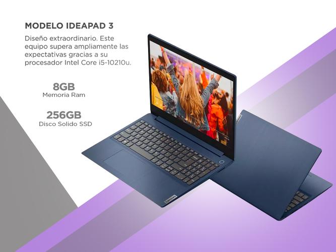 Notebook Lenovo Ideapad 3 Intel Core I5 8Gb SSD 256Gb 15,6