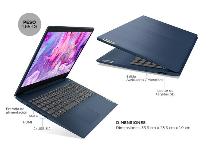 Notebook Lenovo Ideapad 3 Intel Core I5 8Gb SSD 256Gb 15,6
