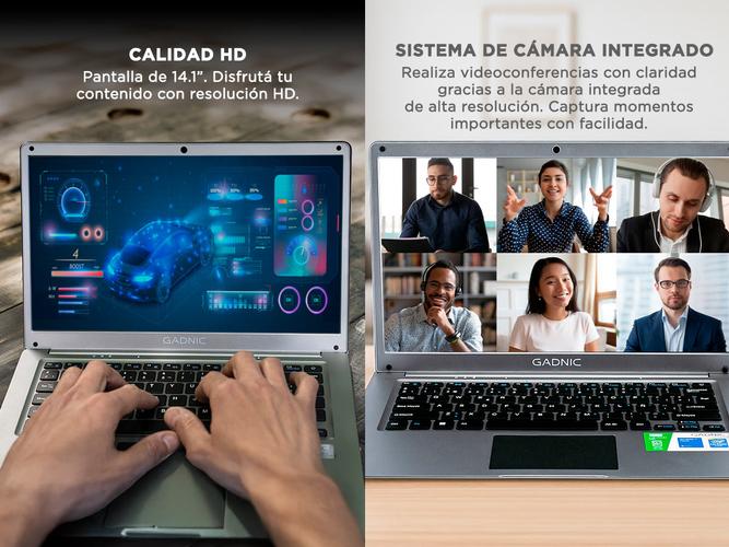 Notebook Gadnic G3 Intel Celeron 4GB RAM 128GB SSD 14.1