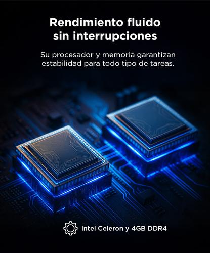 Notebook Gadnic G3 Intel Celeron 4GB RAM 128GB SSD 14.1 - 2